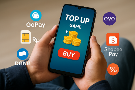 Top Up Game di Indonesia: Dari Pulsa Hingga E-Wallet