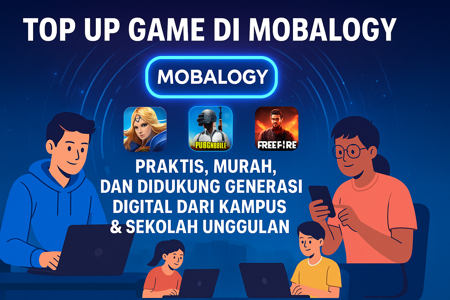 Top Up Game di Mobalogy: Praktis, Murah, dan Didukung Generasi Digital dari Kampus & Sekolah Unggulan